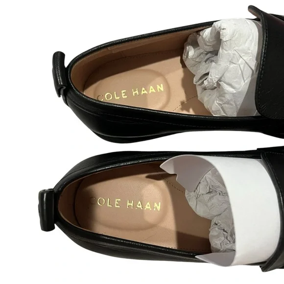 Cole Haan Black Leather Classic Penny Loafer NWOB - Picture 8 of 10